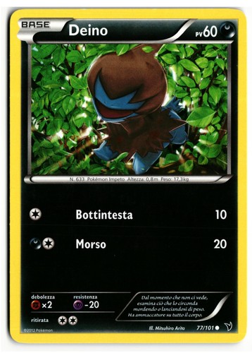 Pokémon deino 101 vittorie - deino, 77/101