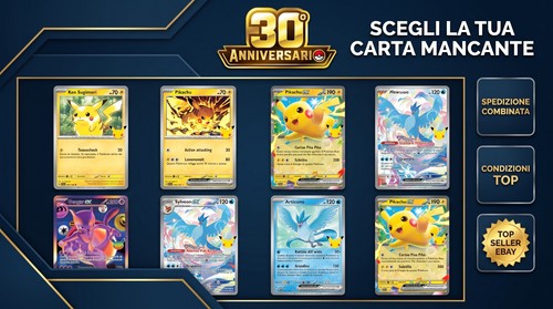 Pokemon anniversario - 30°,