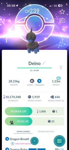Deino sfondo pokemon - sfondo, (xxl)