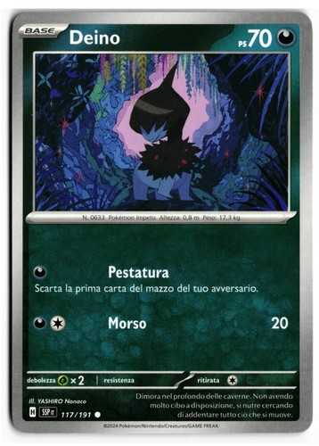Pokémon deino 117 191 - pokémon,
