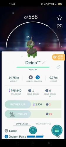 Shiny deino pokemon go - tr@de,