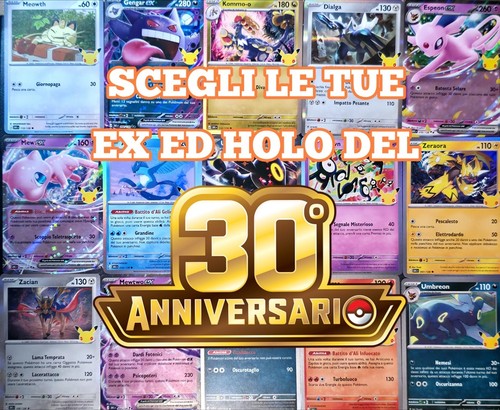 Pokemon anniversario 30c - 30,