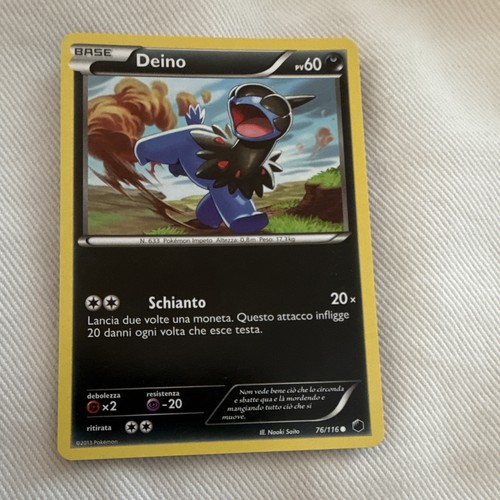 Pokémon tcg deino 116 - tcg, 76/116
