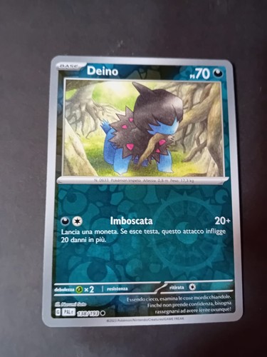 Pokémon deino 138 193 reverse - deino, 138/193