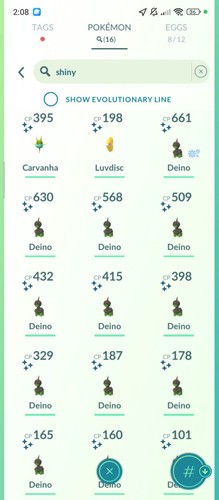 Shiny deino x13 - shiny, (1