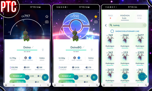 Shiny deino - shiny, x5,