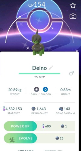 Pokémon shiny deino - ✨️pokémon,