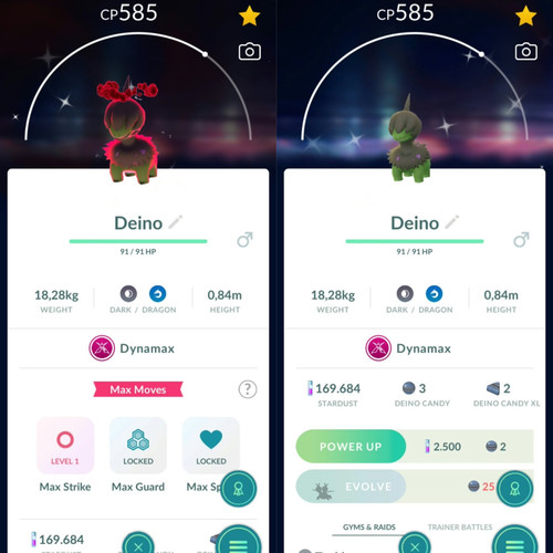 Pokemon shiny dynamax deino - shiny,