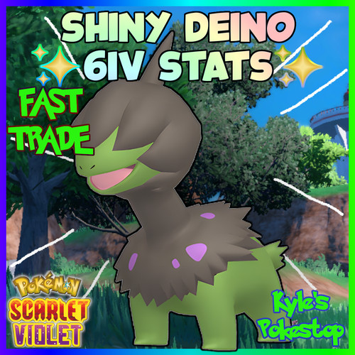 6iv shiny deino - shiny, ✨pokemon