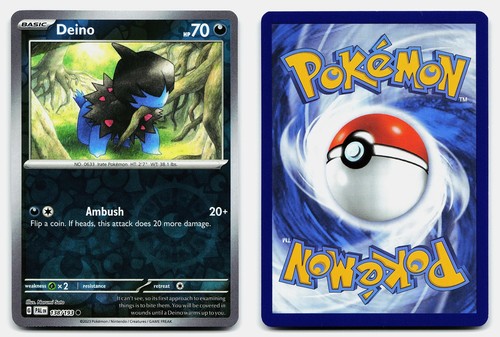 Deino sv02 paldea evolved - deino,