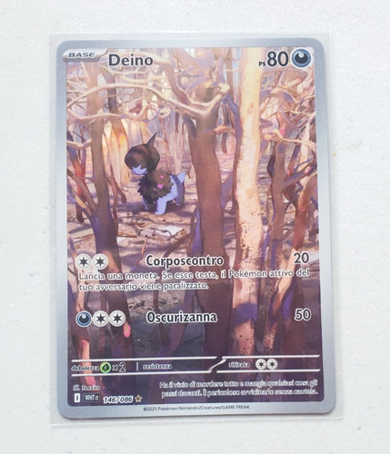 Pokemon carta deino - pokemon,