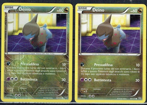 Carta pokemon deino carte - 2,